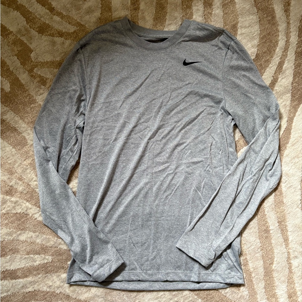 Grey Nike Dry Fit Long sleeve